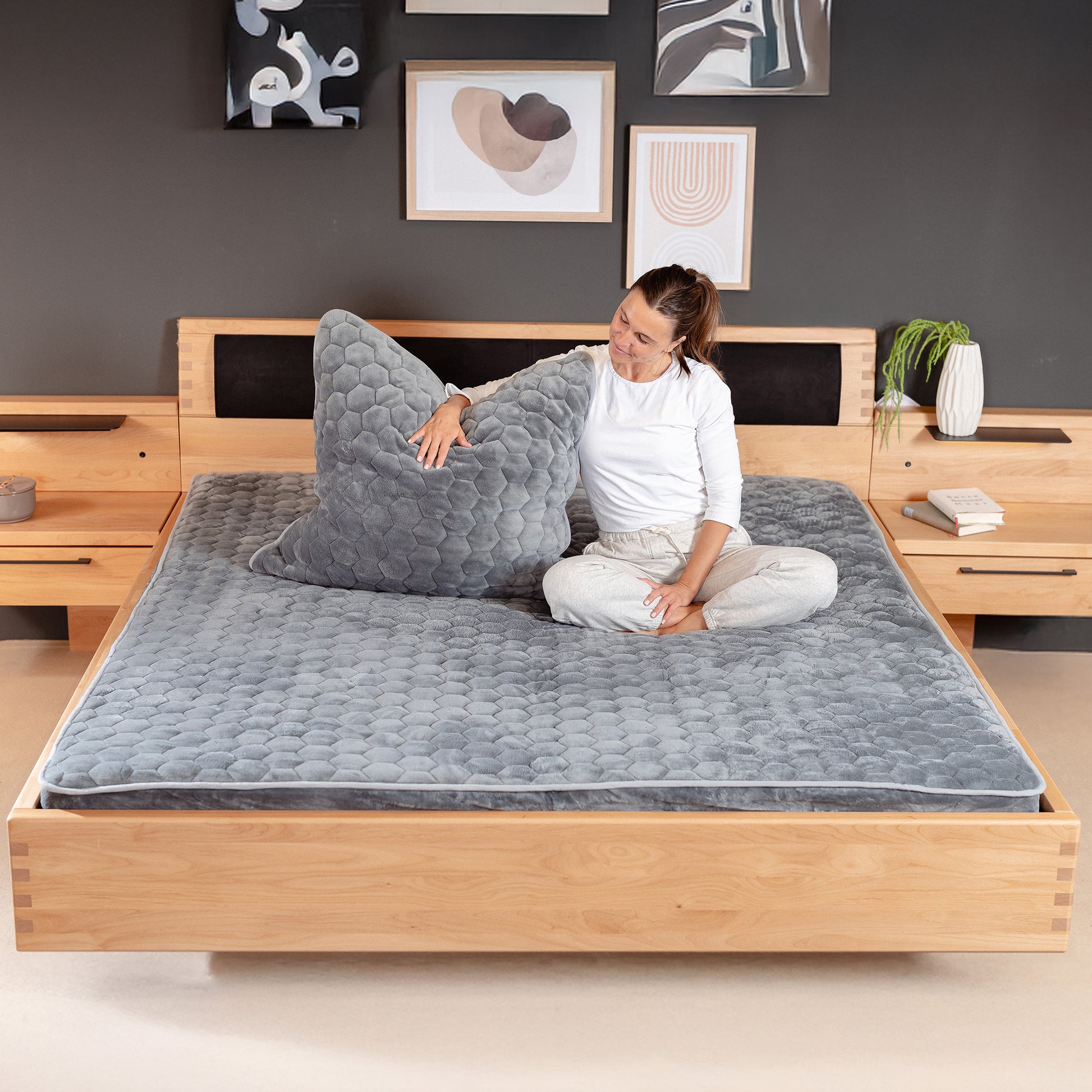 Gemütliches Spannbettlaken