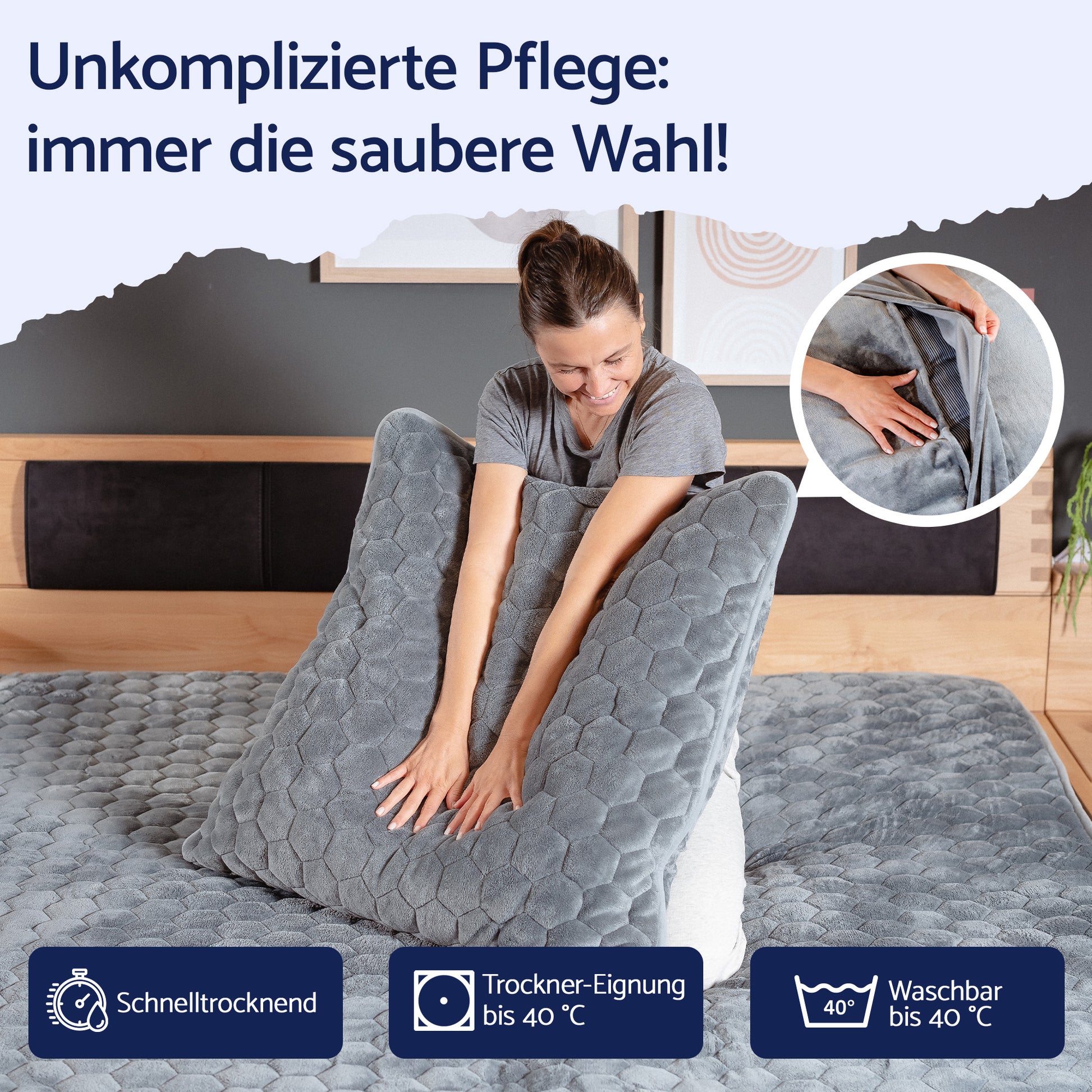 Gemütlich weiche Kissenbezüge