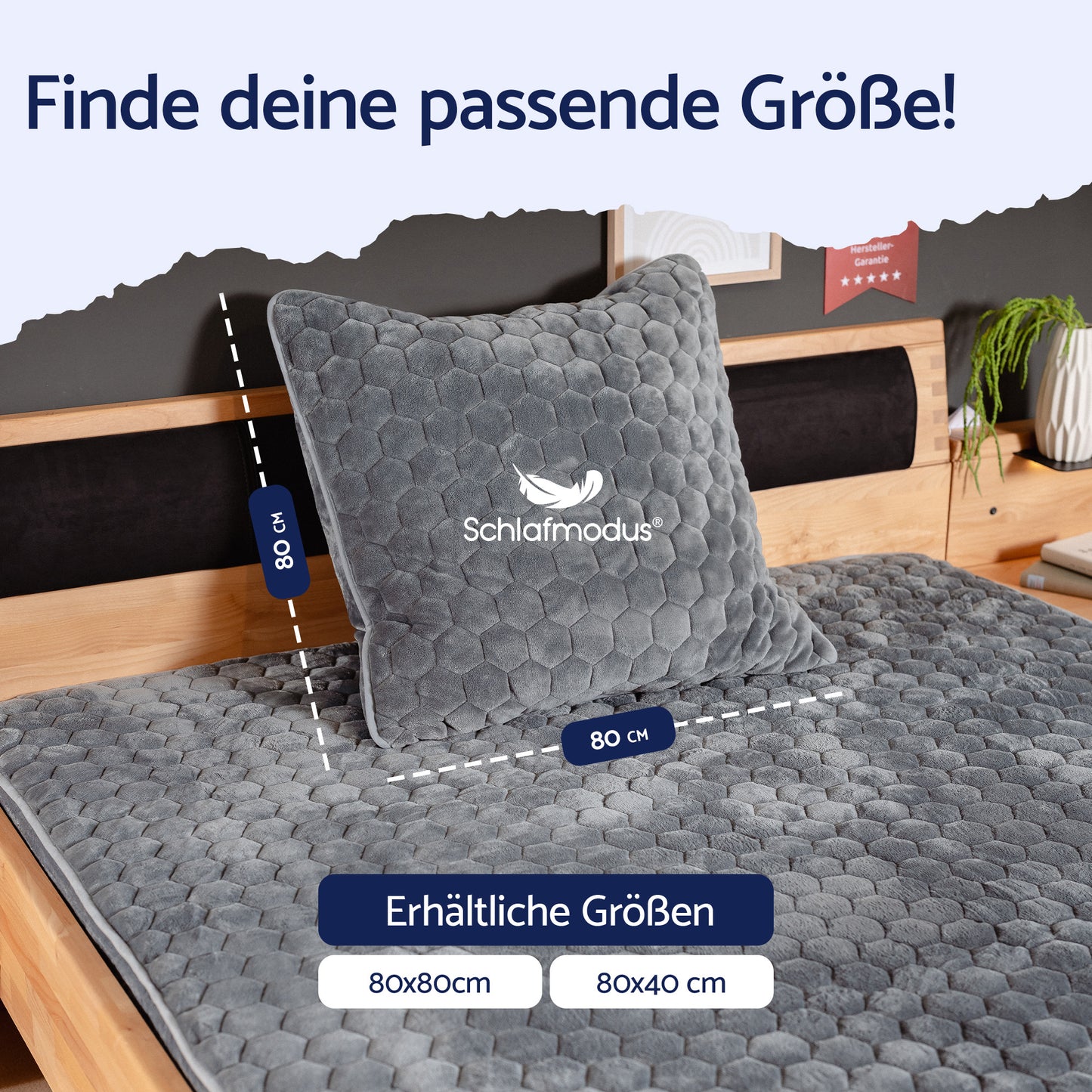 Kissenbezüge in der passenden Größe