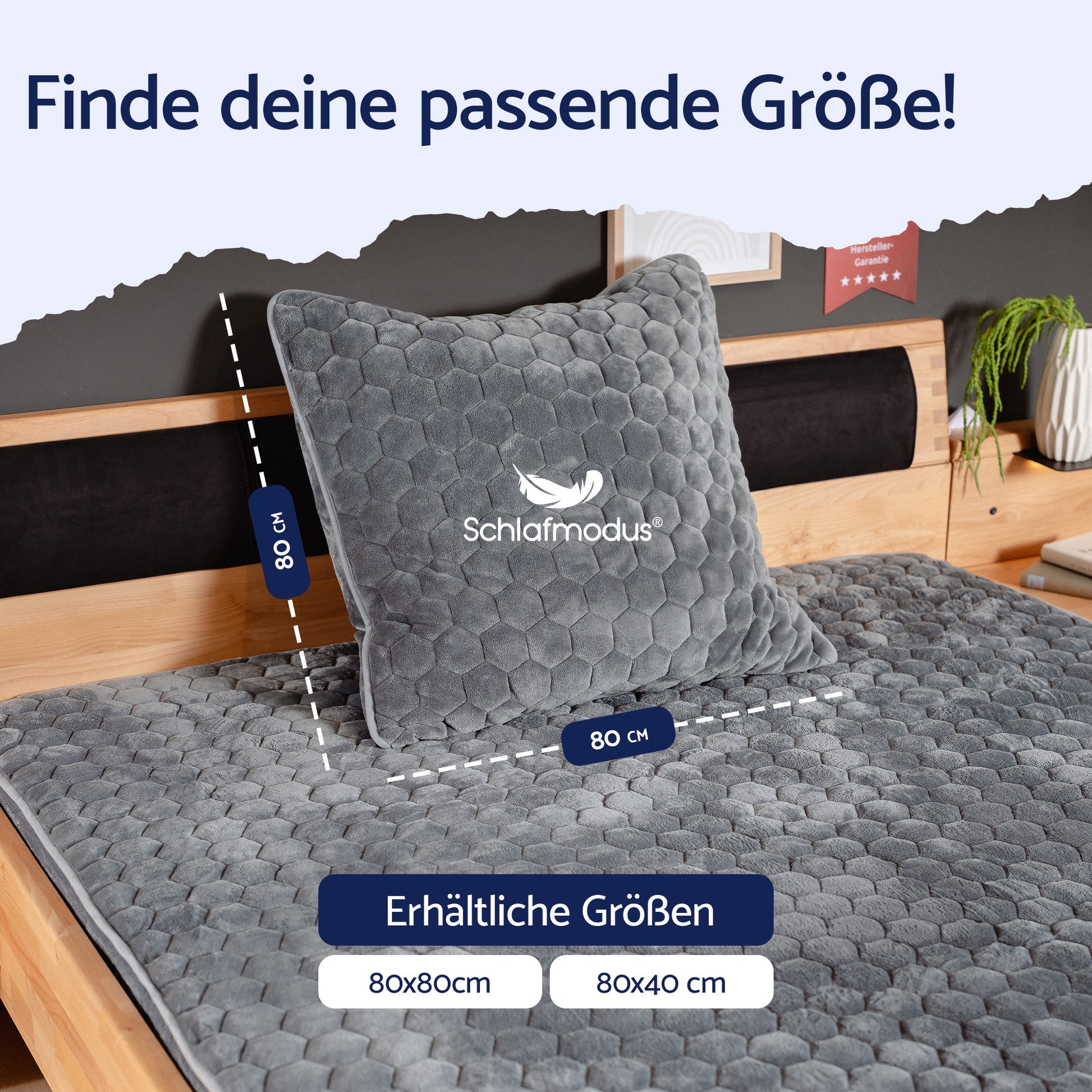 Kissenbezüge in der passenden Größe